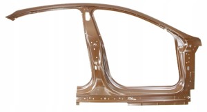 TESLA S MODEL S 2012-2024 Próg słupek prawy 1694056S0B 1024197S0B 1/2 MINIATURA