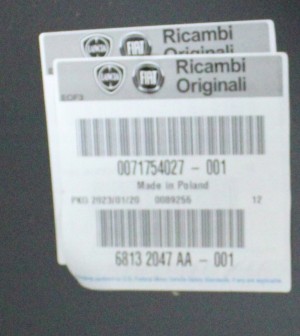 FIAT 500 3D 2007-2020 tylny tył błotnik prawy 71754027 4/4 MINIATURA