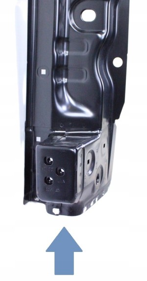 VW CRAFTER 2 7C0 H1 2016- tylny prawy błotnik narożnik słupek 7C0809028AE 2/4 MINIATURA