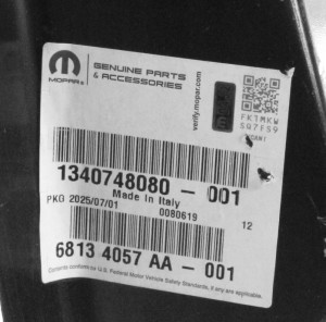 TOYOTA PROACE MAX 2024- tylny lewy błotnik nadkole 1340748080 8503FX 6/6 MINIATURA