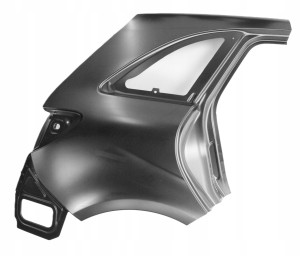 MERCEDES-BENZ B-KLASA W246 246 2011-2018 Seitenteil Seitenwänd Kotflügel hinten rechts A2466300801