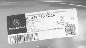 MERCEDES VITO W447 A447 447 14- tylny pas ściana narożnik lewy A4476301216 4/4 MINIATURA