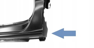 PEUGEOT PARTNER 4 IV K9 2019-2026 próg słupek prawy 9827656680 9827670480 5/5 MINIATURA