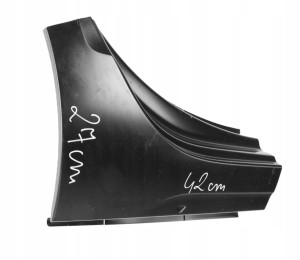 AUDI A4 S4 B9 LIFT 8W5 8W9 19-24 tylny prawy błotnik 8W9809838C 8W5809838A 2/3 MINIATURA