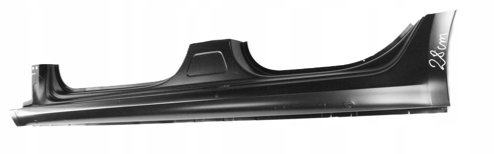 SKODA OCTAVIA 3 5E5 5E9 2012-2020 Próg słupek lewy 5E5809601C 5E9809601C 3/4