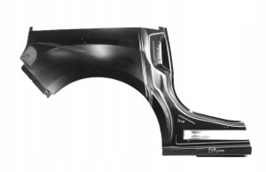 FIAT DOBLO D 2 II L1 263 2010-2021 Seitenteil Seitenwänd Kotflügel hinten rechts 71765437 52019199