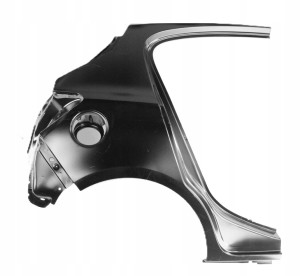 OPEL CORSA E 5D X15 2014-2019 Seitenteil Seitenwänd Kotflügel hinten rechts 39098997