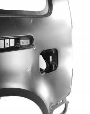 VW CADDY LIFE III IV LIFE MAXI 2K3 2004-2020 tylny lewy błotnik 2K3809843T 4/5 MINIATURA