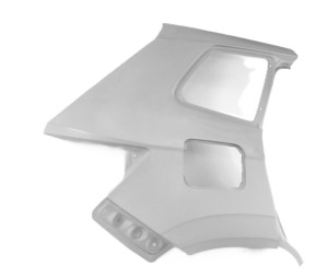 SKODA KAROQ 57A 2017-2026 tylny tył prawy błotnik 57A809602D 57A809606 2/3 MINIATURA