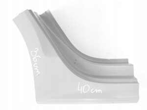 VW JETTA 5C6 2010-2018 tylny błotnik próg słupek C prawy 5C6809844 1/3 MINIATURA