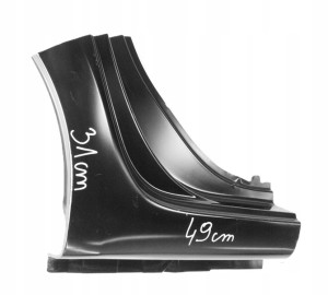 RENAULT TWINGO 3 III 2014-2024 Seitenteil Seitenwänd Seiteschweller Türschweller Säule C-Säule rechts 764601051R