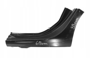 RENAULT MEGANE 3 III GRANDTOUR KOMBI 09-16 próg słupek C lewy 764613078R 1/3 MINIATURA