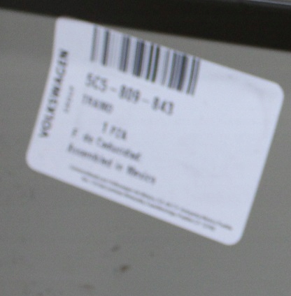 VW BEETLE 5C5 3D 2011-2019 tylny lewy błotnik 5C5809843 5C5821305C 6/6