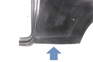 VW POLO 6Q3 9N 3D 2002-2008 tylny lewy błotnik 6Q3809843 4/4 MINIATURA