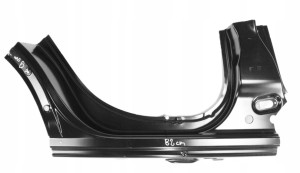 RENAULT CAPTUR 1 I 2013-2019 Próg słupek prawy 764608347R 1/3 MINIATURA