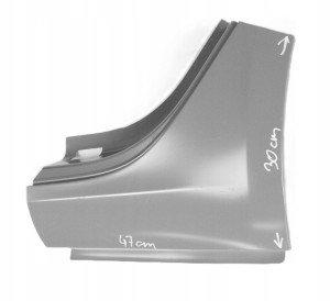 TESLA 3 III MODEL 3 LIFT NV35 2024- próg zejście słupek C lewy 1910792SCA 2/3 MINIATURA