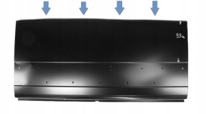 CITROEN JUMPER 2006-2026 tylny lewy błotnik 1342668080 2/4 MINIATURA