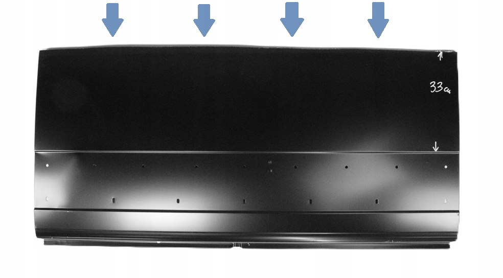 FIAT DUCATO 2006-2026 tylny lewy błotnik środkowy 1342668080 2/4