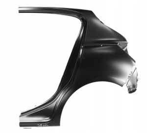 OPEL CORSA E 5D X15 2014-2019 tylny lewy błotnik 39098995 4/7 MINIATURA