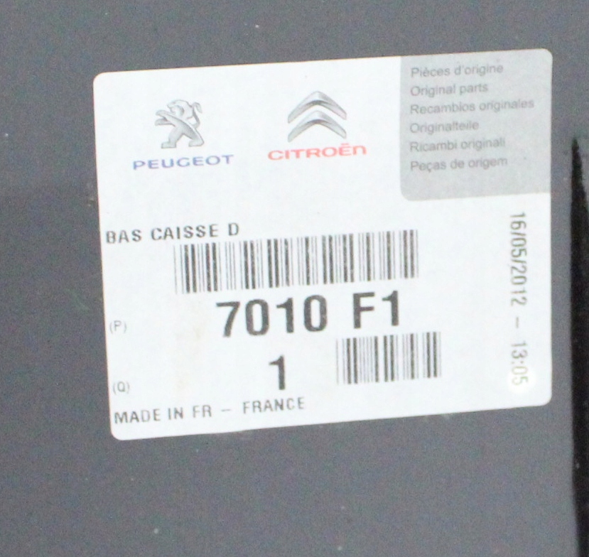 CITROEN XSARA PICASSO 1999-2010 Próg słupek prawy 7010F1 4/6