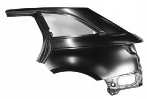 AUDI A4 S4 B9 LIFT KOMBI 8W9 2015-2019 Seitenteil Seitenwänd Kotflügel hinten links 8W9809837