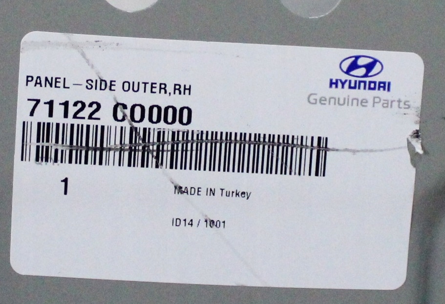 HYUNDAI I20 3 N-LINE BC3 20- Tylny prawy błotnik 71122CO000 71122C0000 4/4