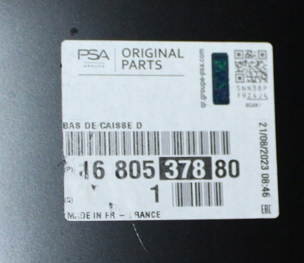 PEUGEOT 308 SW 308SW KOMBI 3 III T10 2021-2025 próg słupek prawy 1680537880 4/4