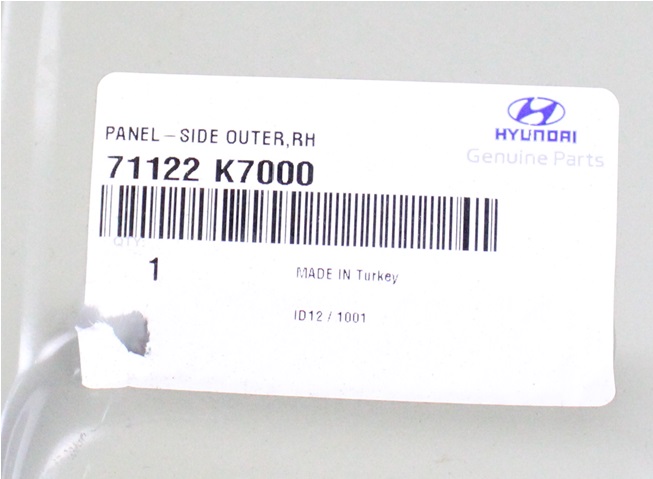HYUNDAI I10 I-10 3 2019-2023 próg słupek A prawy 71122K7000 71122-K7000 4/4