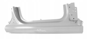 TESLA 3 MODEL 3 III 2017-2024 próg słupek prawy 1073674-SC-B 1073674SCB 3/3 MINIATURA