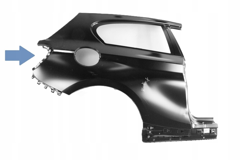 BMW 1 F21 3D 2011-2018 tylny tył prawy błotnik 41007298164 4/5