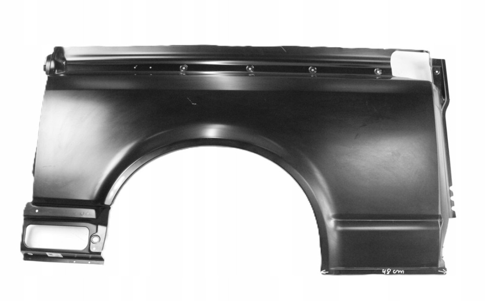 VW TRANSPORTER T5 5 V 7H3 L2 LONG 2003-2015 tylny błotnik prawy 7H3809844 1/2