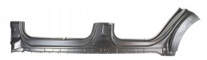 MERCEDES A-KLASA W169 A169 169 5D 2004-2012 Seitenteil Seitenwänd Seiteschweller Türschweller Säule Säule links A1696371735