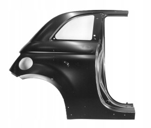 FIAT 500 ABARTH 3D 2007-2020 hinten Seitenteil Seitenwänd Kotflügel hinten rechts 71754027