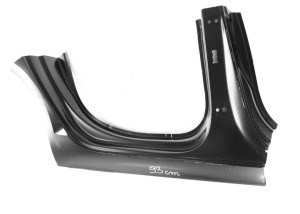 AUDI A4 S4 B9 8W5 8W9 2015-2019 próg słupek prawy 8W5809848 8W9809848 2/3 MINIATURA