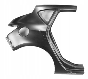 OPEL ASTRA J 4 IV 5D HB P10 2012-2015 Seitenteil Seitenwänd Kotflügel hinten rechts 13442639