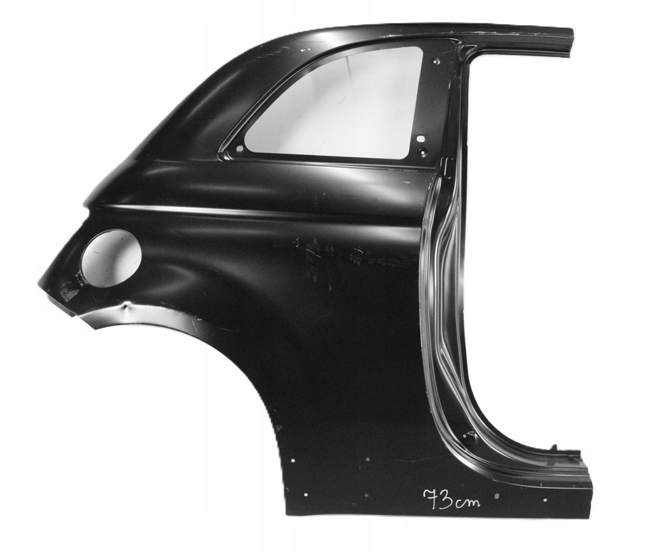 FIAT 500 ABARTH 3D 2007-2020 tylny tył błotnik prawy 71754027 1/5