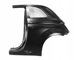 FIAT 500 3D 2007-2020 hinten Seitenteil Seitenwänd Kotflügel hinten links 71754026