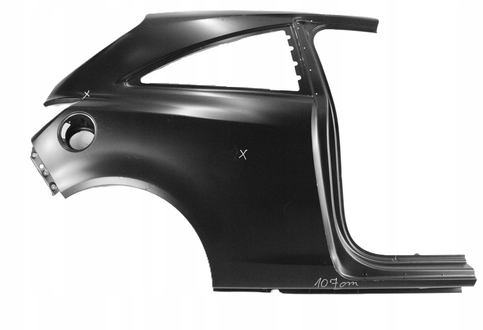 OPEL CORSA D S07 2006-2015 3D tylny tył prawy błotnik 13236236 2/5