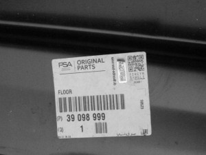 OPEL CORSA E X15 2014-2019 5D próg słupek prawy 39098999 5/5 MINIATURA