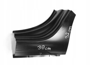 AUDI A4 S4 B9 LIFT 8W5 8W9 19-24 tylny lewy błotnik 8W9809837C 8W5809837A 2/3 MINIATURA